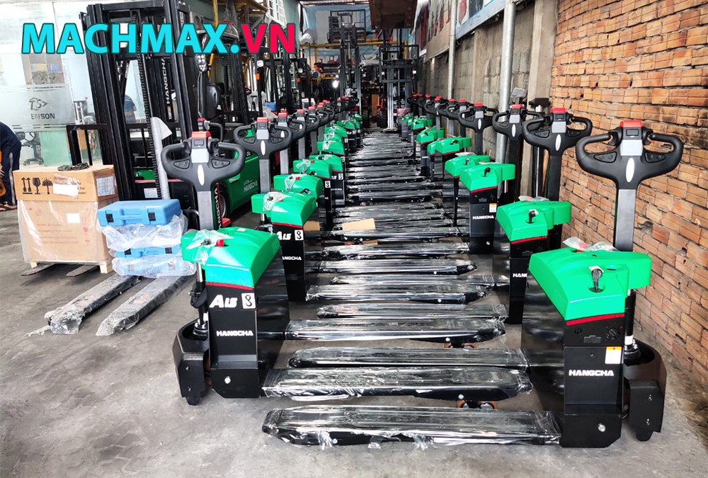 cho thuê xe nâng tay điện mới