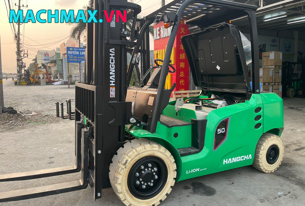 Giá xe nâng điện 5 tấn pin lithium Hangcha