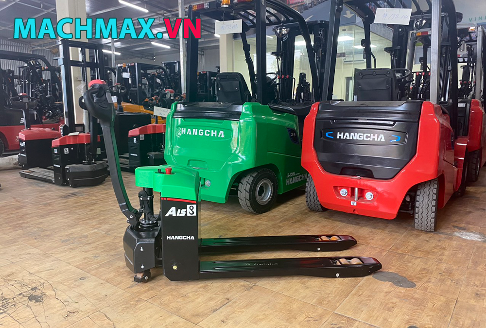 Ưu điểm xe nâng tay điện thấp 2 tấn
