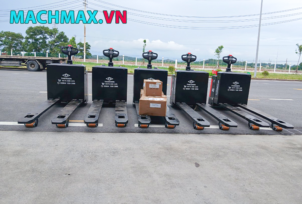 Ưu điểm xe nâng tay điện thấp 4 tấn