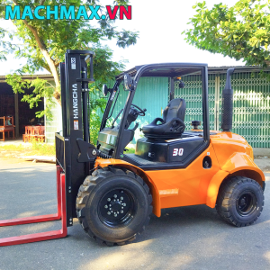Xe nâng địa hình 3 tấn dầu giá ưu đãi nhập khẩu