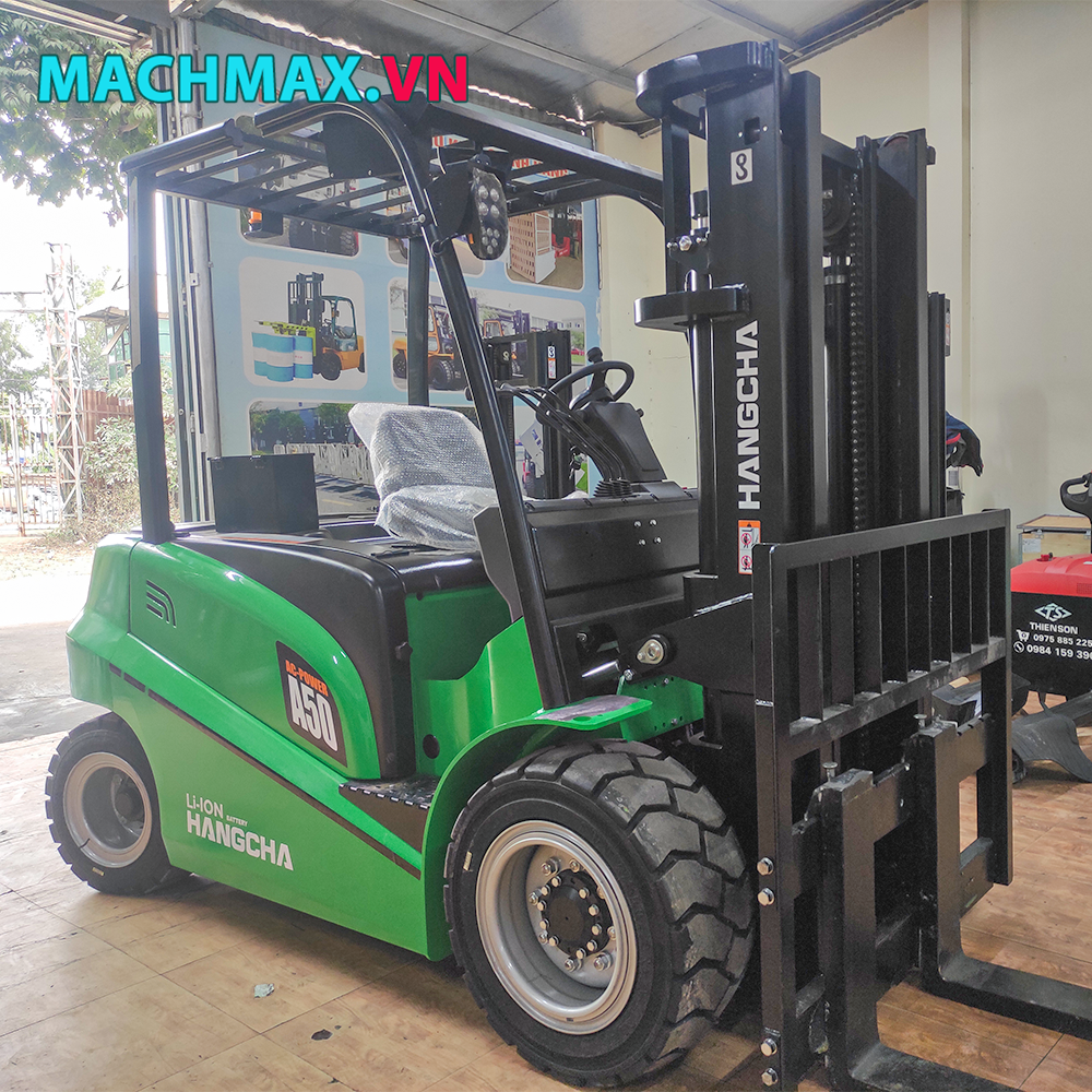 Xe nâng điện 5 tấn Hangcha số 1 về công nghệ pin Xe nâng điện 5 tấn Hangcha số 1 về công nghệ pin
