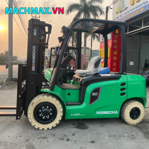 Xe nâng điện 5 tấn mua ở đây giá tốt