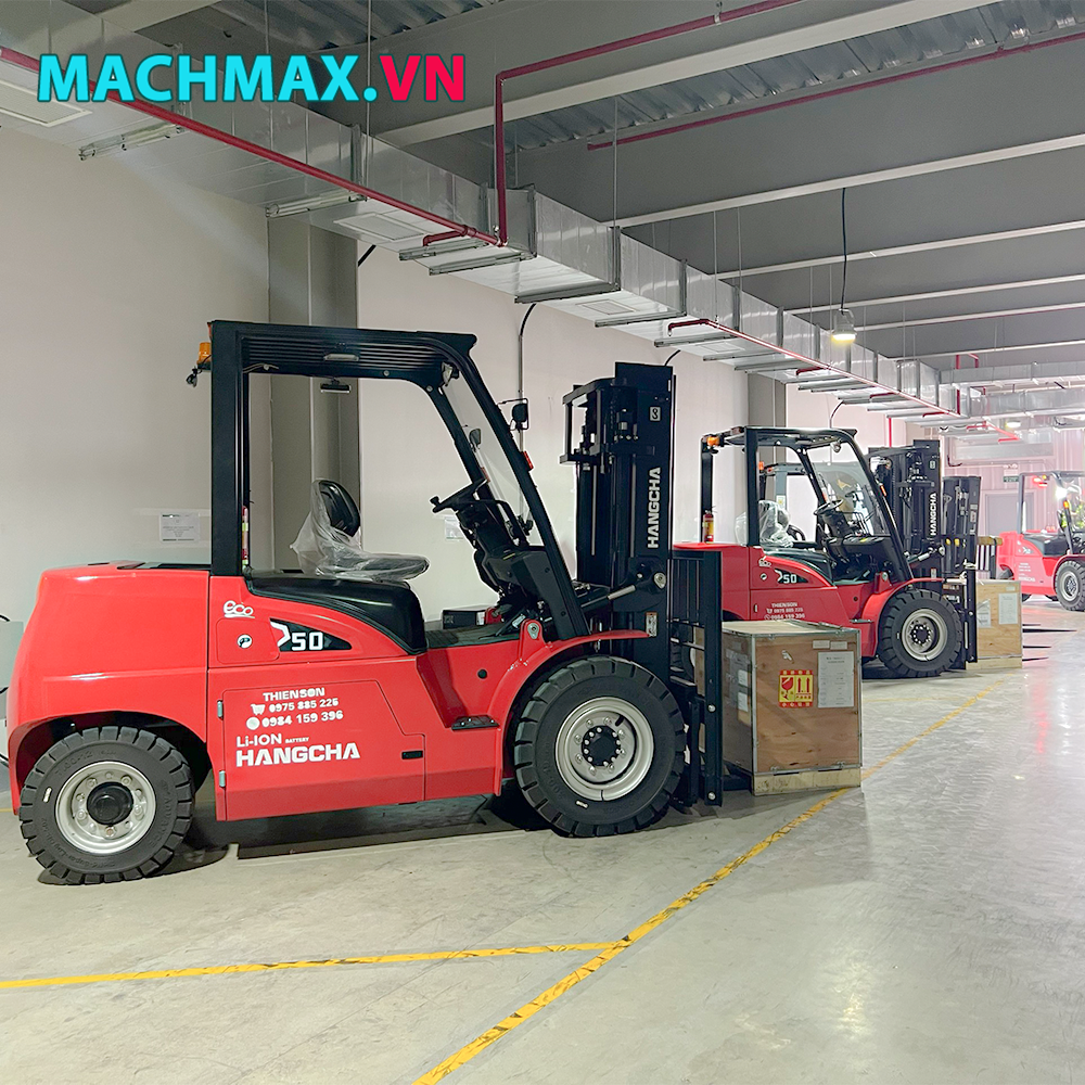 Xe nâng điện 5 tấn pin lithium mới chính hãng Xe nâng điện 5 tấn pin lithium mới chính hãng