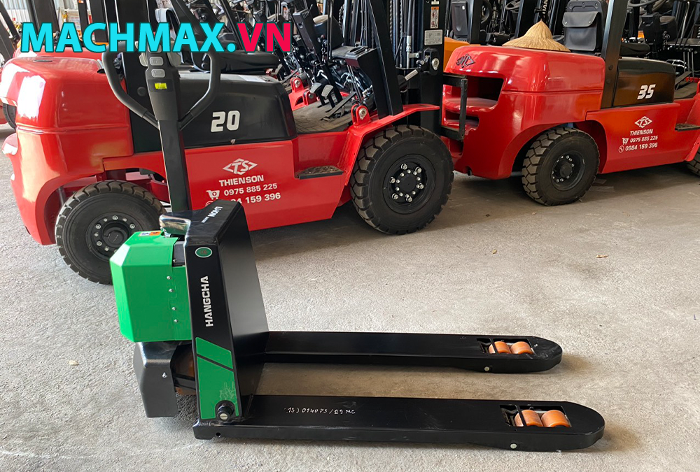 Xe nâng tay điện thấp 1.5 tấn chính hãng giá ưu đãi