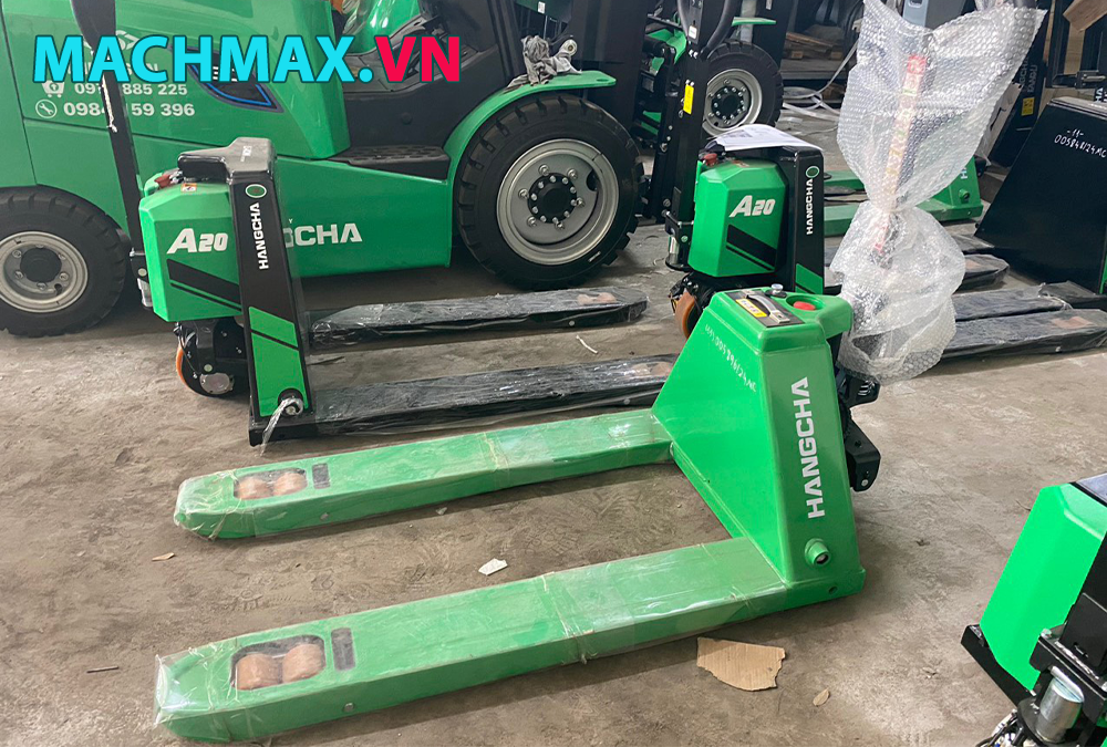 Xe nâng tay điện thấp 1.5 tấn mới