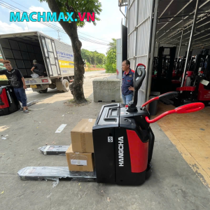 Xe nâng tay điện thấp 3 tấn mới 100% giá tốt