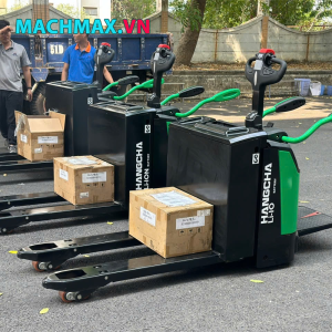 Xe nâng tay điện thấp 4 tấn sạc nhanh pin lithium