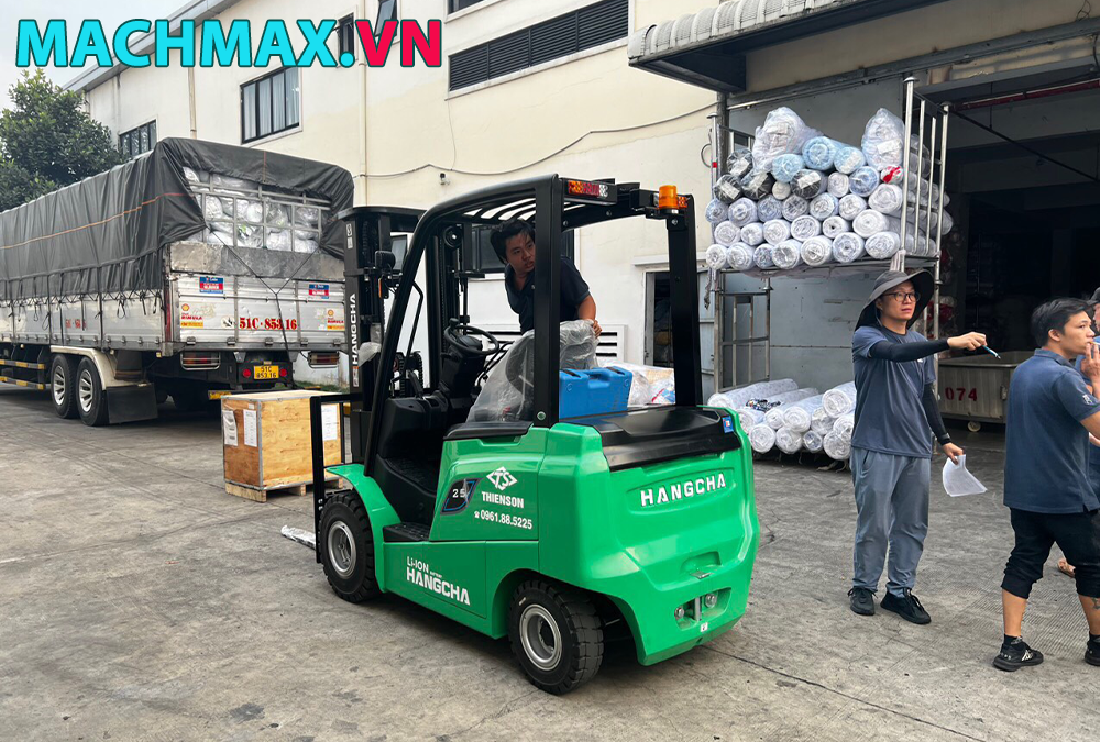 Thông số kỹ thuật xe nâng điện 2.5 tấn pin lithium