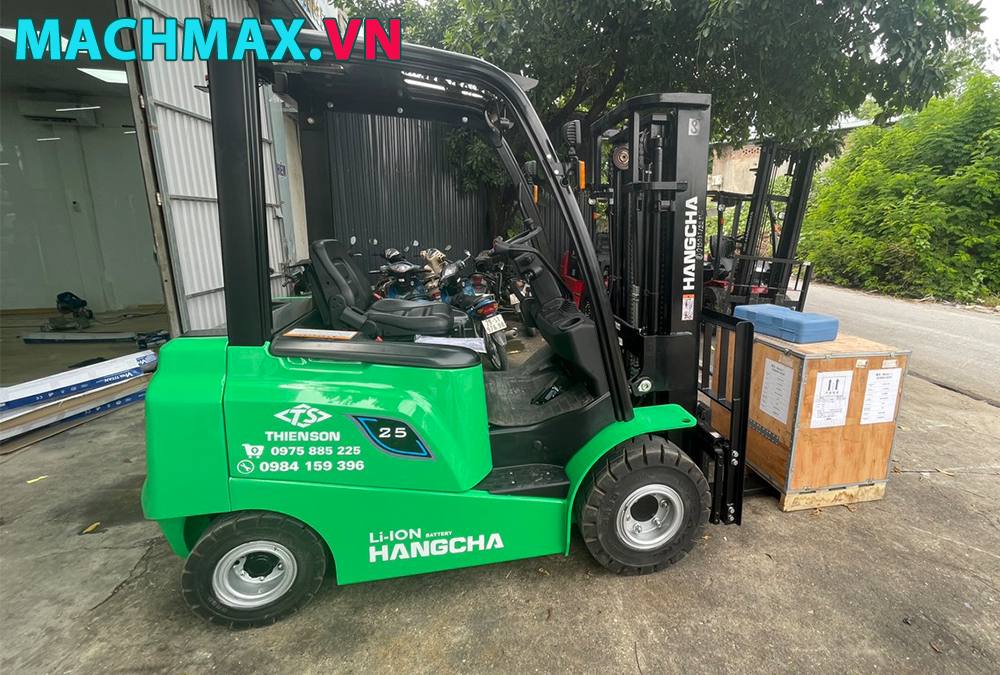 Xe nâng điện 2.5 tấn pin lithium