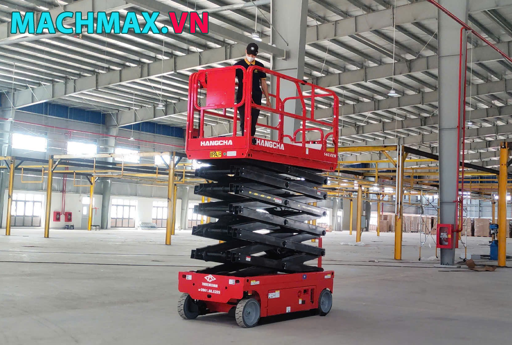 Xe nâng người dạng cắt kéo chính hãng giá tốt